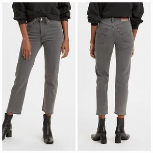 NWOT Levi's 24 Modern Contemporary  Wedgie High Waist Button Fly Straight Jeans